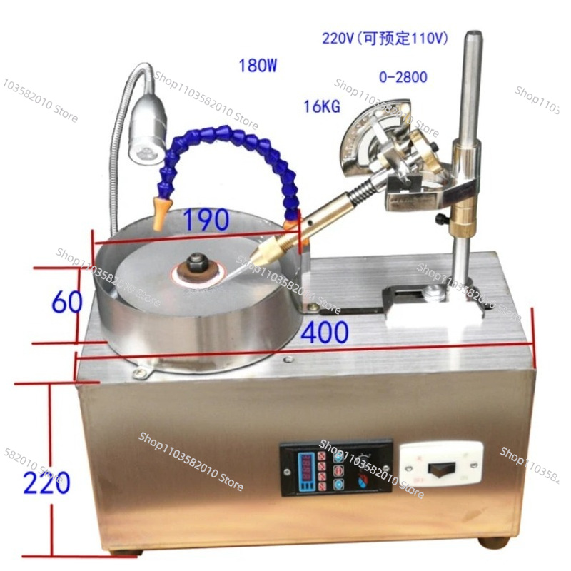 Facet Machine Gemstone Cutting - LS-0066 Gemstone Faceting Machine, Speed Adjustable