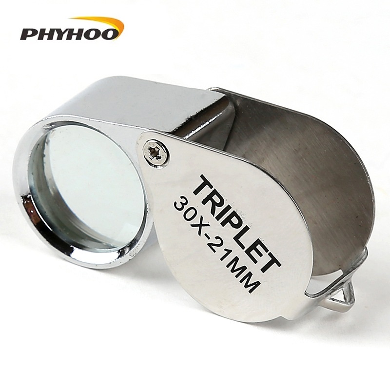 Gemstone Identification Kit - PHYHOO 21mm Triplet Lens Loupe Magnifier