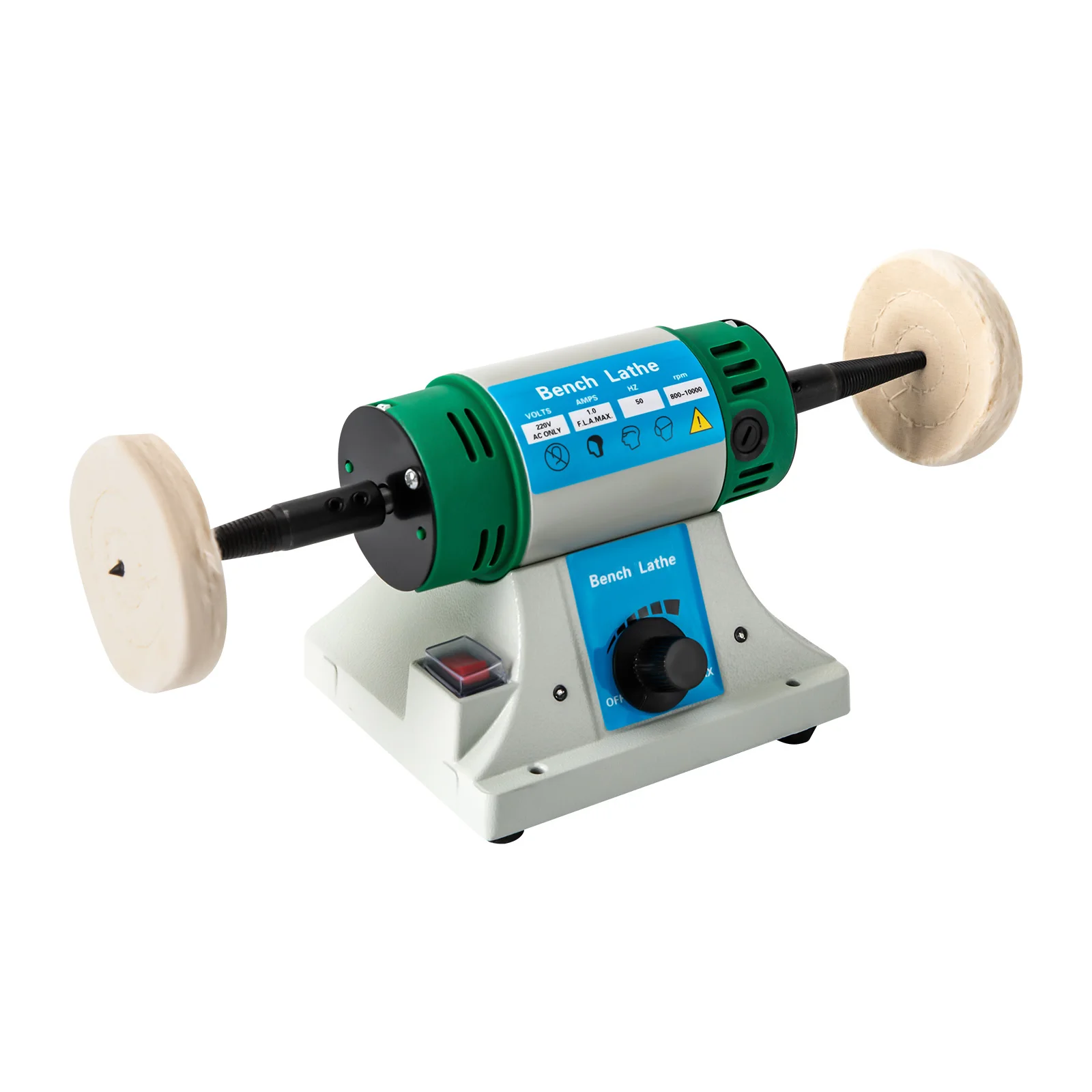 Jewelry Polisher Buffer Machine - Adjustable Variable Speed Multi-Function Jewelry Rock