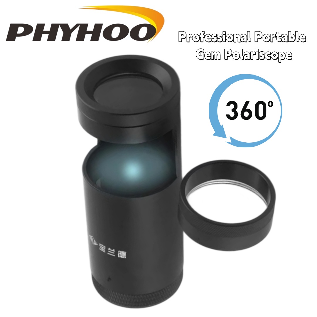 Gemstone Identification Kit - PHYHOO Handheld LED Polariscope for Jewelry