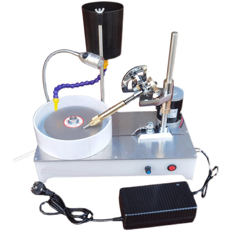 New Polishing Lapidary Flat Gr - Facet Machine Gemstone Cutting 评论和价格