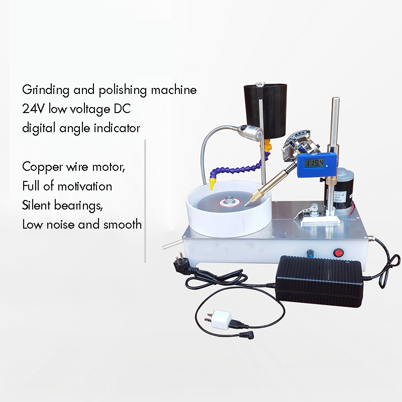 New Polishing Lapidary Flat Gr - Facet Machine Gemstone Cutting 评论和价格