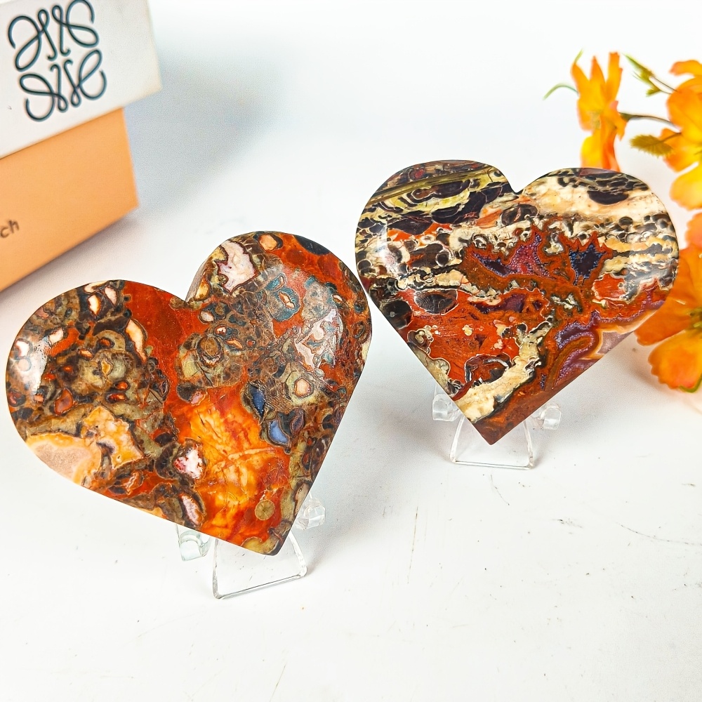 Natural Money Agate Heart Shap - Gemstone Polishing Kit 评论和价格