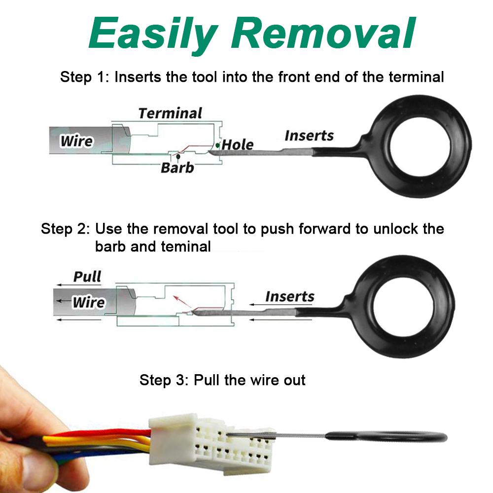 41/26pcs Car Terminal Removal  - Wire Wrapping Pliers Set 评论和价格