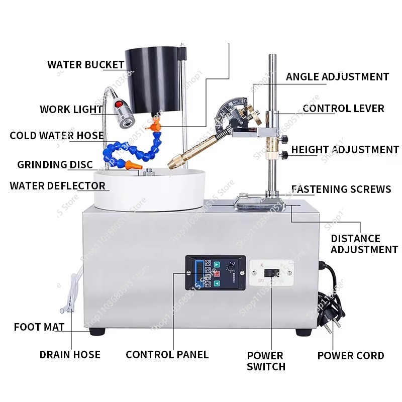 Digital Display Gemstone Facet - Facet Machine Gemstone Cutting 评论和价格