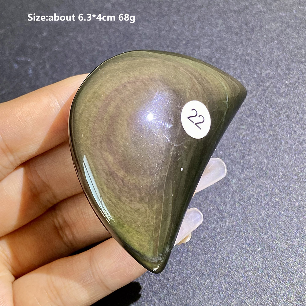 Natural Rainbow Obsidian Cryst - Gemstone Polishing Kit 评论和价格