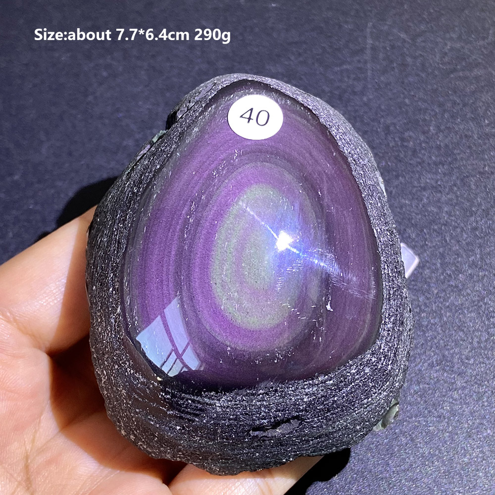 Natural Rainbow Obsidian Cryst - Gemstone Polishing Kit 评论和价格
