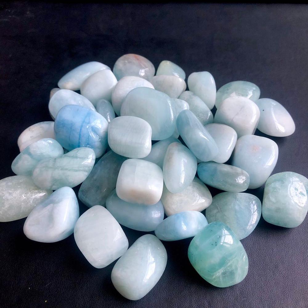 100gBeautiful Natural Aquamari - Gemstone Polishing Kit 评论和价格