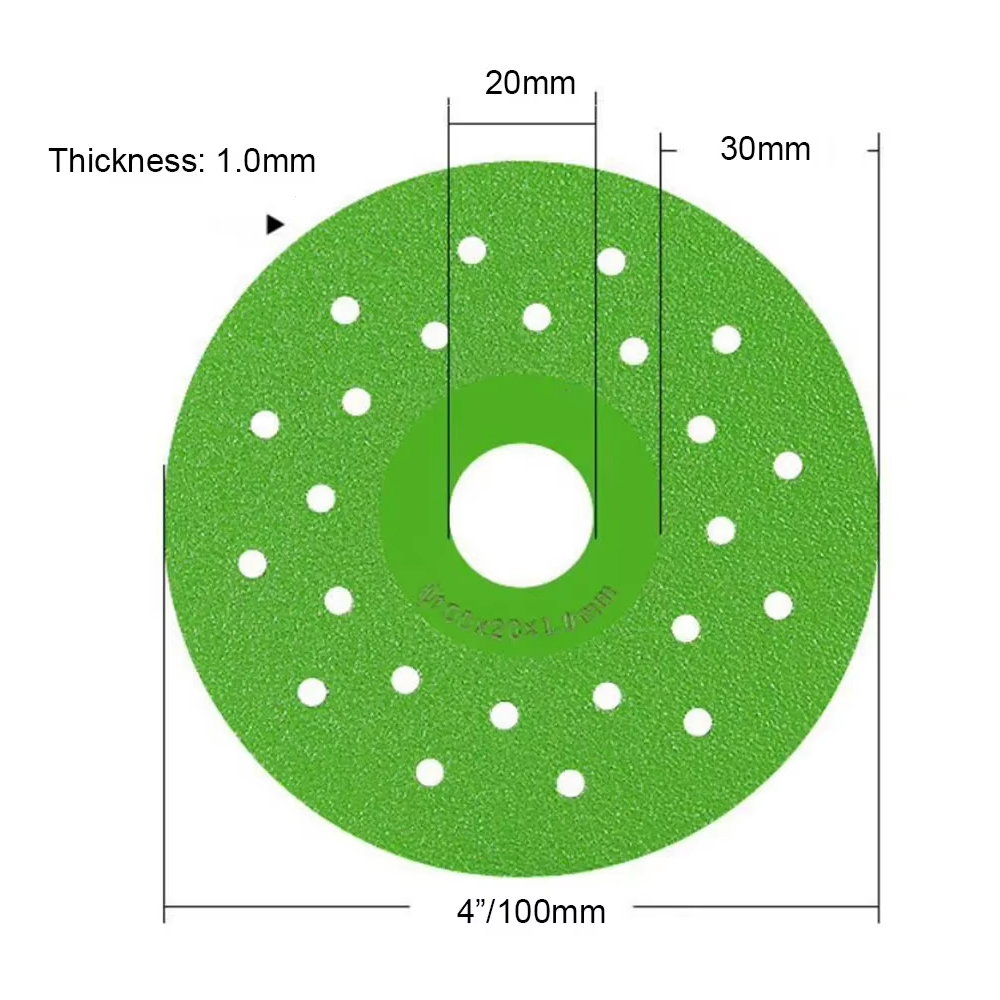 1/3Pcs 4inch Tile Cutting Disc - Diamond Grinding Wheel Lapidary 评论和价格