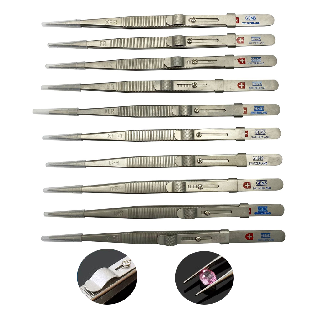 Adjustable Jewelry Tweezers wi - Gemstone Identification Kit 评论和价格