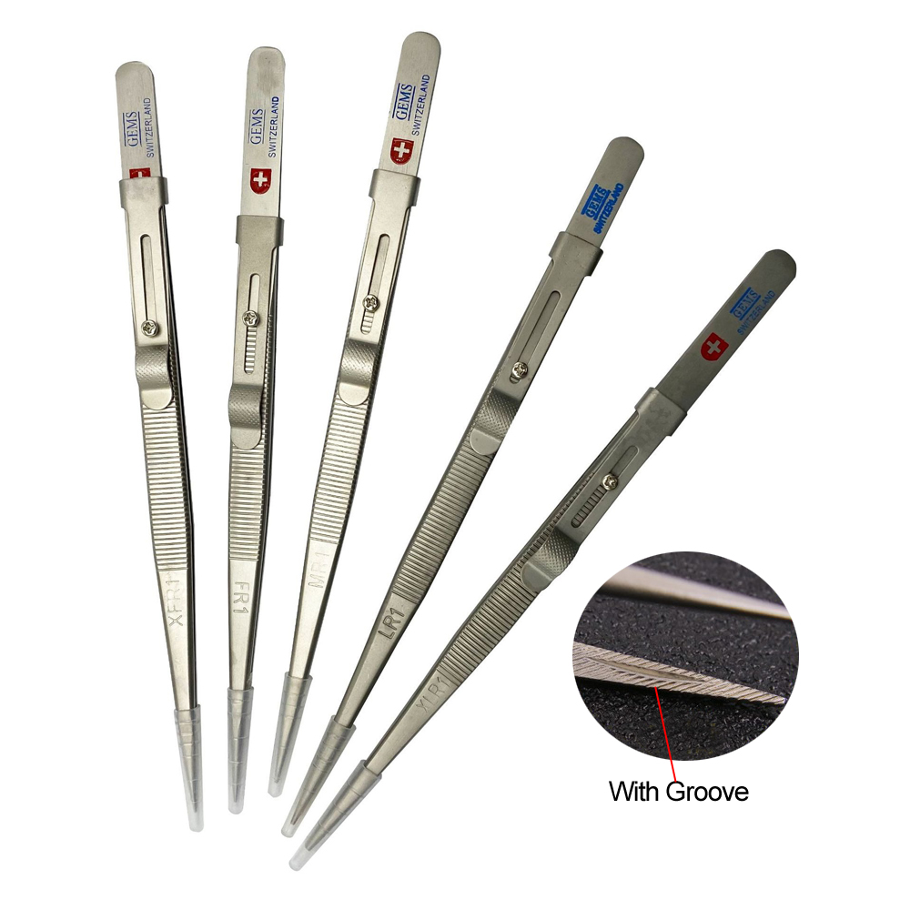 Adjustable Jewelry Tweezers wi - Gemstone Identification Kit 评论和价格