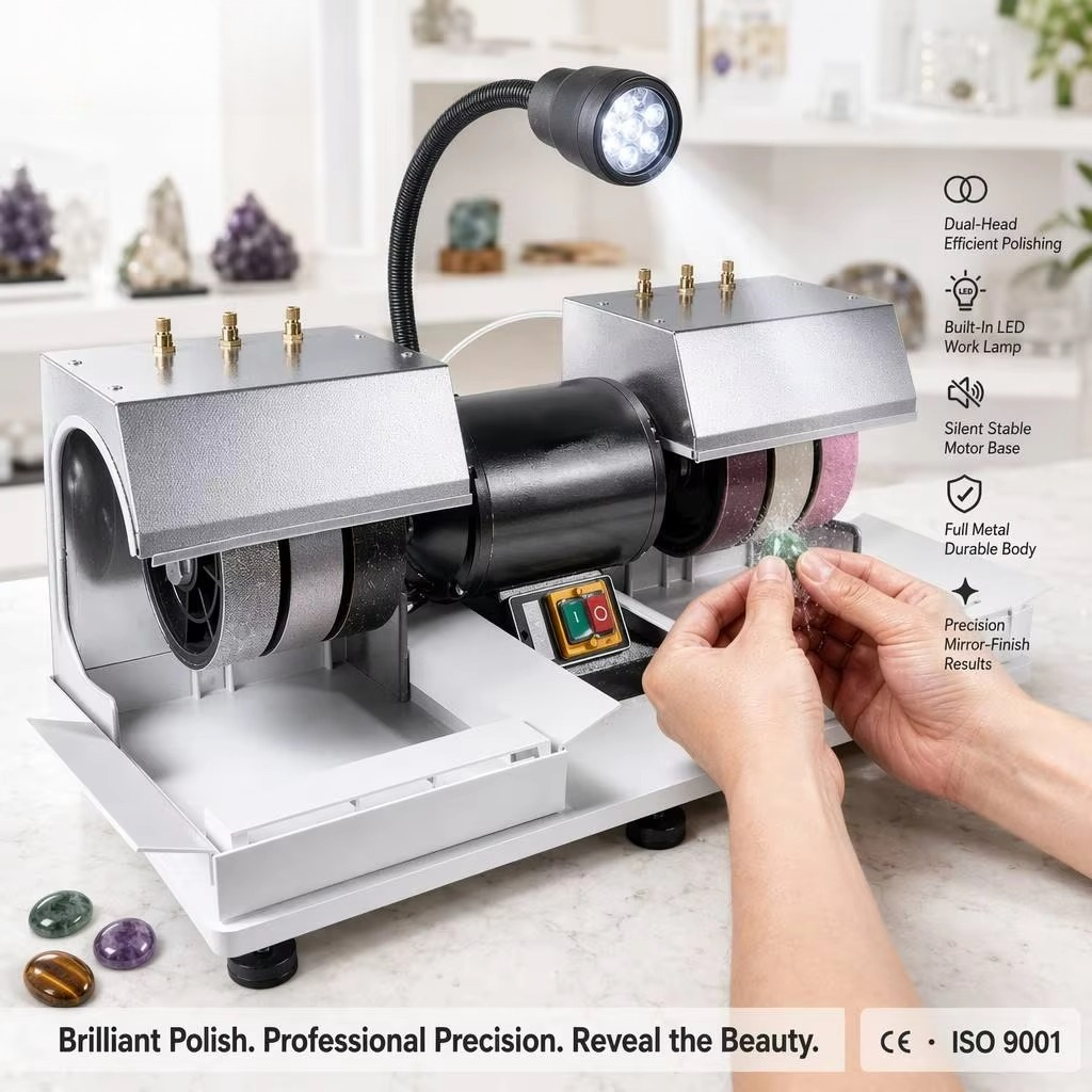 Professional Gemstone Polishin - Lapidary Grinder Cabbing Machine 评论和价格