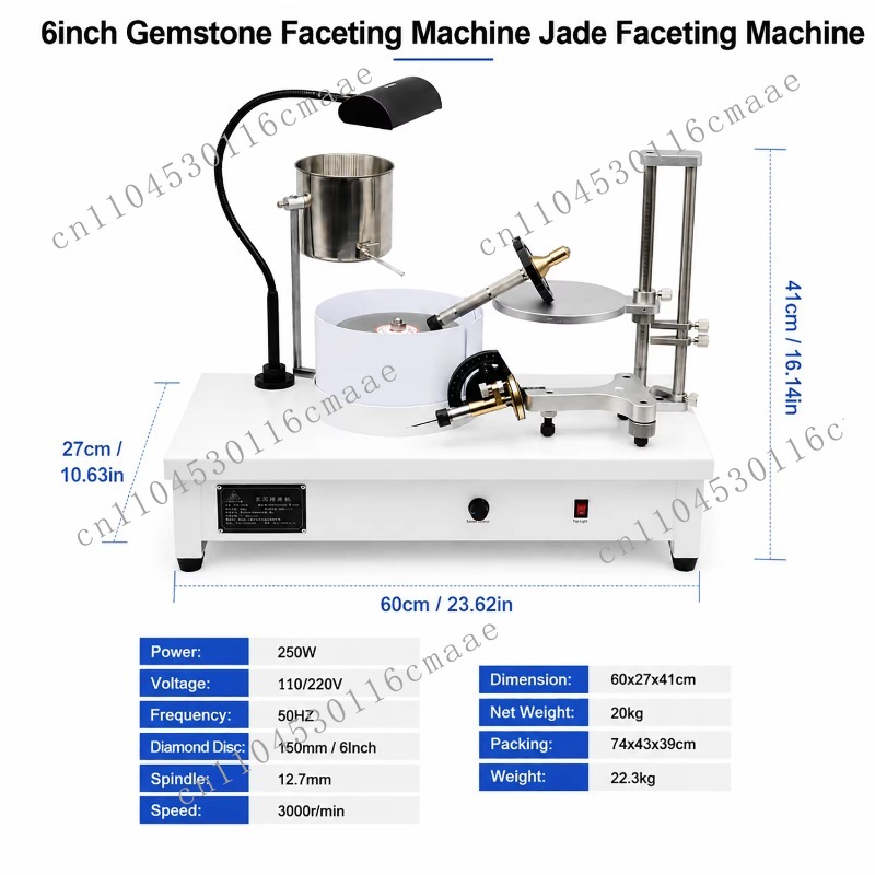 6 Inch Automatic Gem Faceting  - Facet Machine Gemstone Cutting 评论和价格