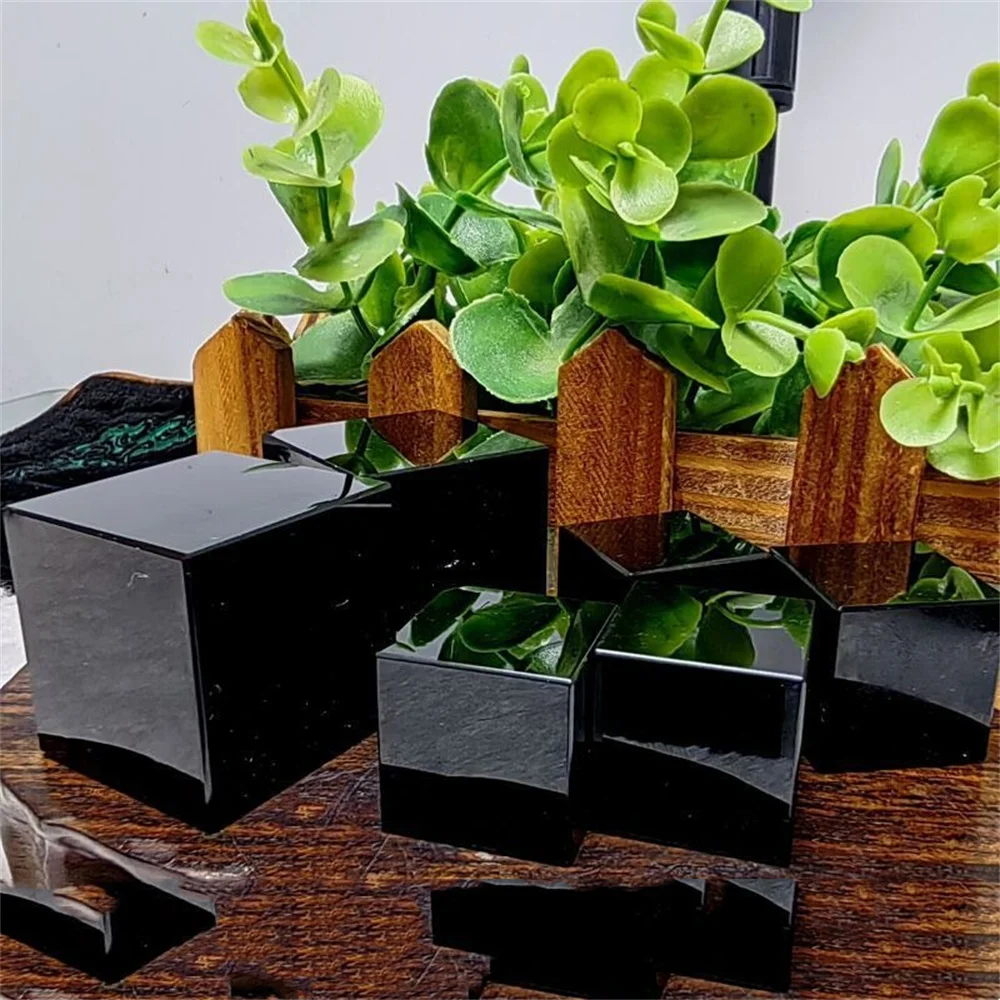 1pc Natural Black Obsidian Qua - Gemstone Polishing Kit 评论和价格