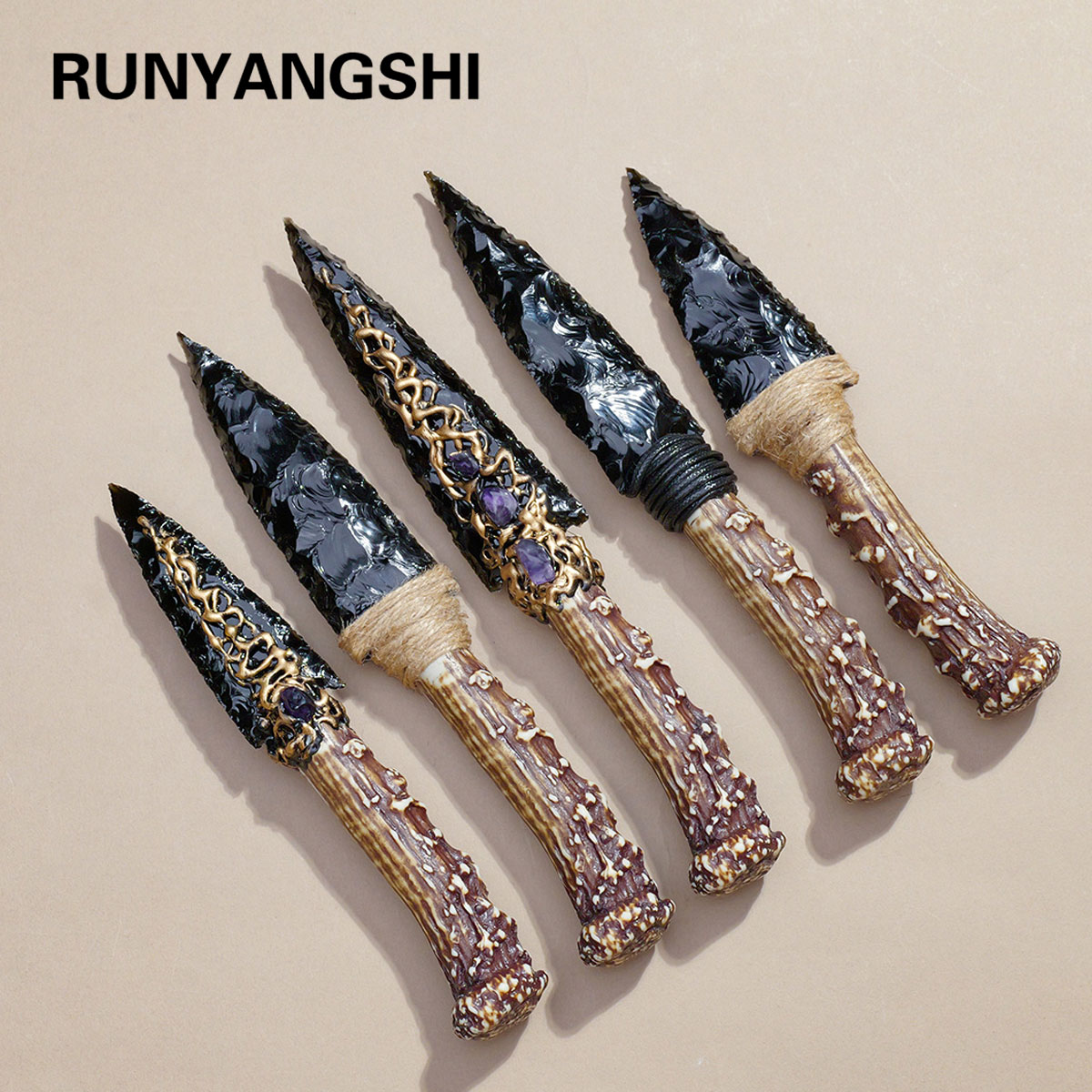 1PC Crystal Obsidian model | N - Gemstone Polishing Kit 评论和价格